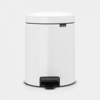 Brabantia newIcon pedaalemmer 2 x 2 liter met 2 kunststof binnenemmers - White - thumbnail