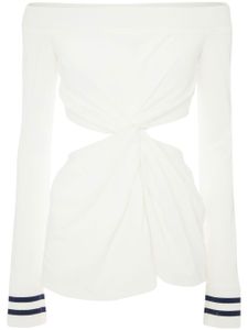 JW Anderson blouse à épaules dénudées - Blanc