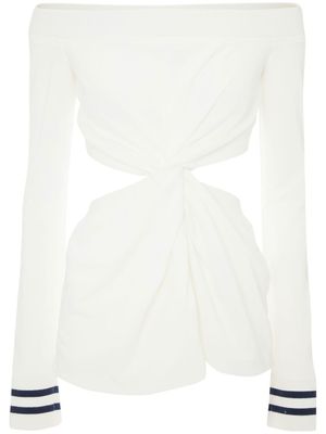 JW Anderson blouse à épaules dénudées - Blanc