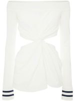 JW Anderson blouse à épaules dénudées - Blanc