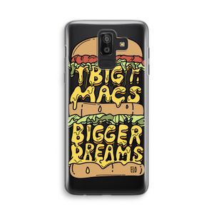 Big Macs Bigger Dreams: Samsung Galaxy J8 (2018) Transparant Hoesje