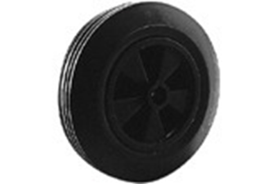 Metafranc Wiel Rubber 200Mm Pvc Zw W - WU0810030