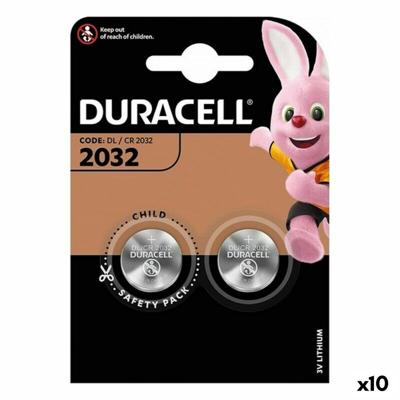 Lithium Knoopcelbatterij DURACELL DL 2032 2UD 3 V (10 Stuks)