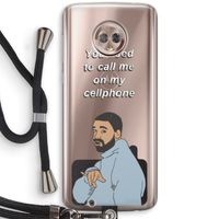 Hotline bling: Motorola Moto G6 Transparant Hoesje met koord