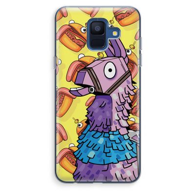 Loot Burger: Samsung Galaxy A6 (2018) Transparant Hoesje