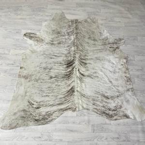 Koeienhuid bruin wit creme brindle 190x195cm M/L