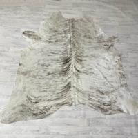 Koeienhuid bruin wit creme brindle 190x195cm M/L