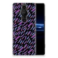 Sony Xperia Pro-I | TPU bumper | Feathers Color