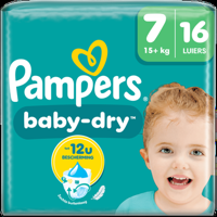 Pampers BabyDry Maat 7, 16 Luiers bij Jumbo