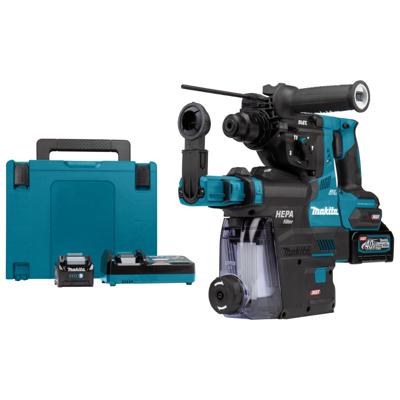 Makita HR003GM202 Accu combihamer SDS-Plus 2,8J + stofafzuiging XGT 40V Max 4.0Ah in Mbox