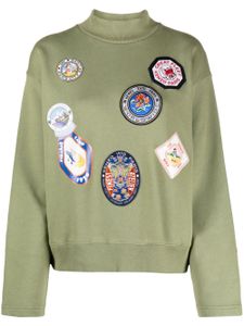 Kenzo sweat à détails de patchs - Vert