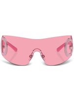 Dolce & Gabbana Eyewear lunettes de soleil à monture oversize - Rose