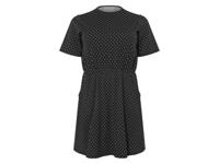 esmara Dames jurk - plus size (Zwart/print, XXL (52/54))