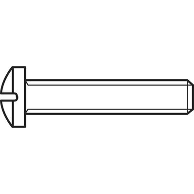 TOOLCRAFT 830422 Lenskopschroeven M2 20 mm Kruiskop Phillips DIN 7985 Staal Galvanisch verzinkt 100 stuk(s)