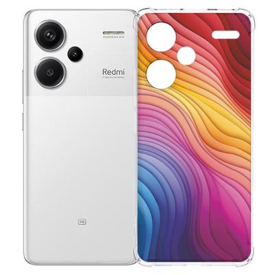 Xiaomi Redmi 13 Pro Plus Hoesje - Regenboog TPU Antishock