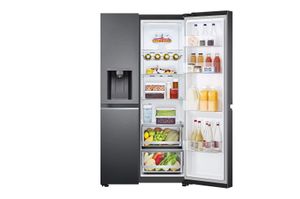 LG GSLV70MCTE amerikaanse koelkast Vrijstaand 635 l E Zwart