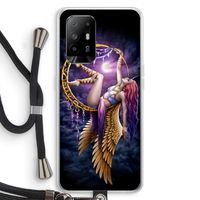 Aerial Angel: Oppo A94 5G Transparant Hoesje met koord Aerial Angel: Oppo A94 5G Transparant Hoesje met koord
