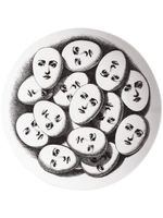 Fornasetti assiette murale Tema e Variazioni N.187 peinte à la main - Blanc - thumbnail