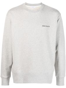 Norse Projects sweat à logo imprimé - Gris