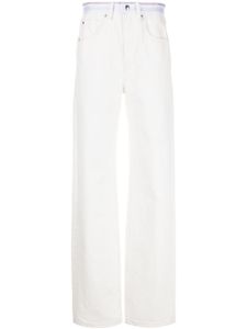 Alexander Wang jean à taille basse - Blanc