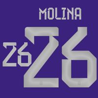 Molina 26 (Officiële Argentinië Away Bedrukking 2022-2023)