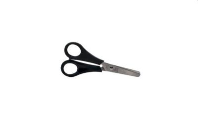 Schaar Ronde Punt 13Cm Zwart