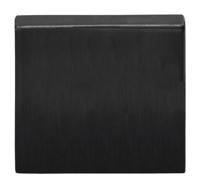 Formani Basics BSQB53 blind afdekplaatje vierkant - PVD gunmetal - thumbnail