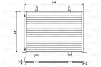 Airco condensor 814418