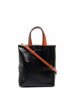 Marni mini sac cabas Museo Soft - Noir - thumbnail