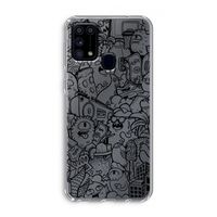 Vexx Black City : Samsung Galaxy M31 Transparant Hoesje