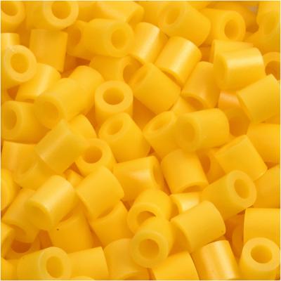 NABBI Foto kralen, afm 5x5 mm, gatgrootte 2,5 mm, medium, geel (14), 6000 stuk/ 1 doos