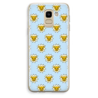 Leeuwenkoppen: Samsung Galaxy J6 (2018) Transparant Hoesje