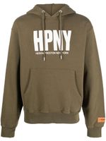 Heron Preston hoodie à logo imprimé - Vert