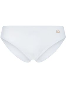 Dolce & Gabbana bas de bikini à logo - Blanc