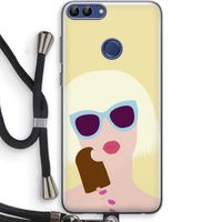 Ice cream: Huawei P Smart (2018) Transparant Hoesje met koord