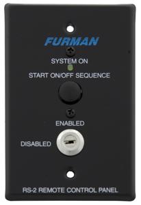 Furman RS-2 Remote System Control Panel aan/uit-schakelaar met slot voor meerdere switches