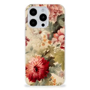 TPU Case voor iPhone 15 Pro Max Bloemen