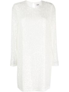 Claudie Pierlot robe courte Riffiti à sequins - Blanc