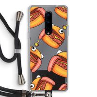 Hamburger: OnePlus 8 Transparant Hoesje met koord