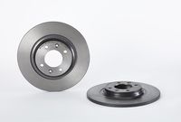 Remschijf COATED DISC LINE BREMBO, Remschijftype: Massief, u.a. für Citroën, Peugeot, DS - thumbnail