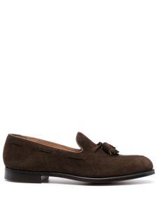 Crockett & Jones mocassins Cavendish en daim - Marron