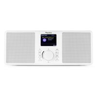 DAB radio - Audizio Monza - Stereo DAB+ en FM radio met Bluetooth - 50W - Wit - thumbnail