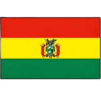 Vlag van Bolivia - 90 x 150 cm - feestartikelen - landen thema supporter - decoratie artikelen