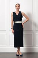 Tirza tape dress - dark blue - 12769
