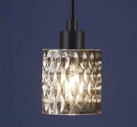 Hanglamp &apos;Hollywood&apos; Nordlux glas E27 fitting rookglas modern 108mm
