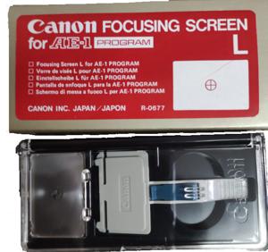 Canon focusing screen L voor Canon AE-1 Program - Tweedehands