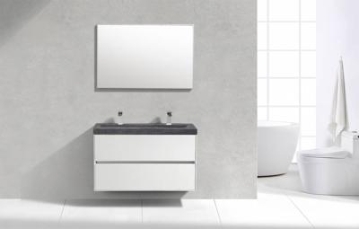 Badmeubel Compact Stone Greeploos 100 Hoogglans Wit