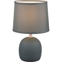 LED Tafellamp - Tafelverlichting - Trion Zikkom - E14 Fitting - Rond - Mat Groen - Keramiek - thumbnail
