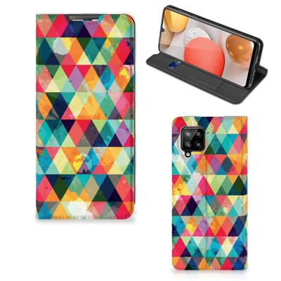 Samsung Galaxy A42 | Hoesje met Magneet | Geruit