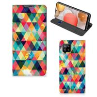 Samsung Galaxy A42 | Hoesje met Magneet | Geruit